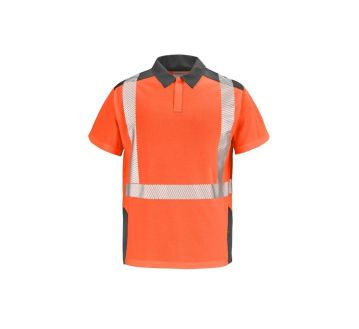 POLO MANCHES COURTES HV SIMOUN RT86 FLUO SAFE...
