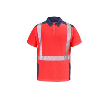 POLO MANCHES COURTES HV SIMOUN RT86 FLUO SAFE...