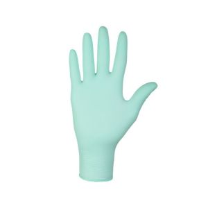 BOITE 100 GANTS JETABLES NITRILE NITRYLEX VERT NON POUDRE