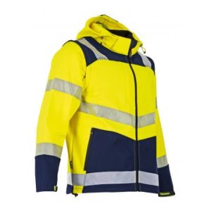 VESTE SOFTSHELLE HAUTE VISIBILITE VISEUR 2227 JAUNE...