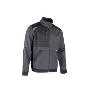 VESTE DE TRAVAIL CYCLOPE BICOLORE GRIS/NOR - LMA