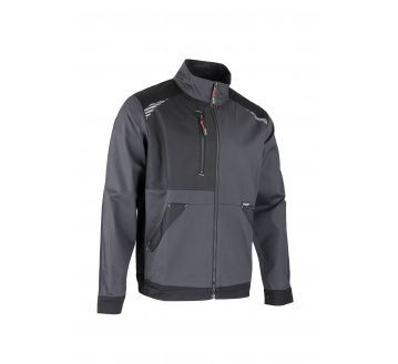 VESTE DE TRAVAIL CYCLOPE BICOLORE GRIS/NOR - LMA