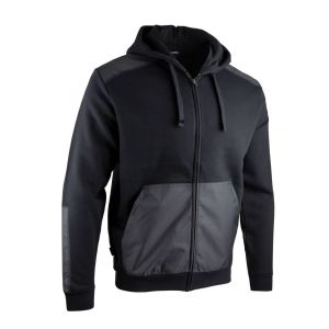 SWEAT ZIPPEE A CAPUCHE QUEBEC 8094 NOIR - LMA 2