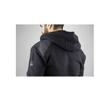 SWEAT ZIPPEE A CAPUCHE QUEBEC 8094 NOIR - LMA