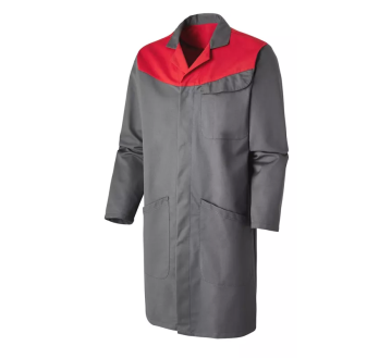BLOUSE PRO'UP MOLINEL gris rouge face