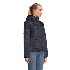 DOUDOUNE FEMME A CAPUCHE STREAM 04445 - SOL'S - French Marine PORTEE 2