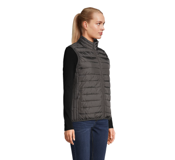 Doudoune light femme STREAM 04021 - Anthracite PORTEE