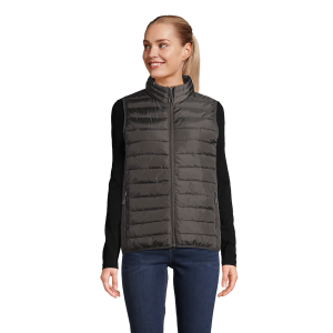 Doudoune sans manches STREAM 04021 - Anthracite PORTEE