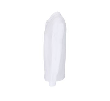 POLO MANCHES LONGUES PLANET BLANC COTE SIMPLE - SOL'S