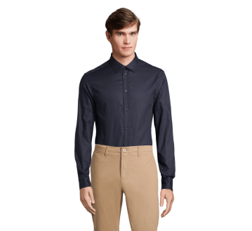 CHEMISE PROFESSIONNELLE HOMME MANCHES LONGUES MARINE BLAISE 03182 - NEOBL