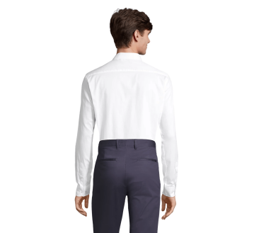 CHEMISE MANCHES LONGUES BLANCHE BLAISE 03182 - NEOBLU