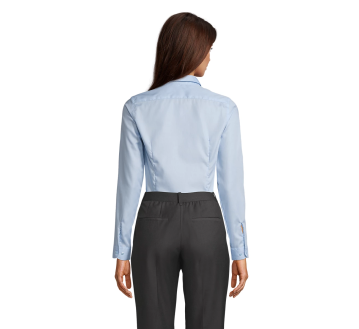 CHEMISE MANCHES LONGUES BLEU LEGER BLAISE 03183 - NEOBLU