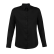 CHEMISE FEMME MANCHES LONGUES NOIRE BLAISE 03183 - NEOBLU