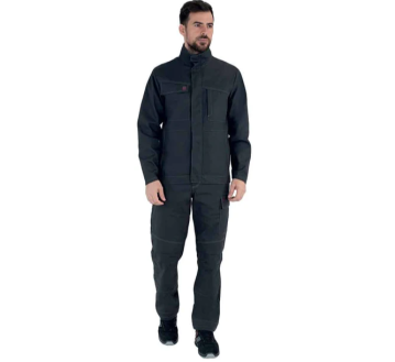 PANTALON DE TRAVAIL GRIS BASALTE PI C/P POLYESTER RECYCLE - LAFONT