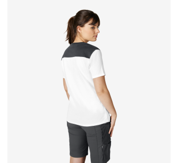T-SHIRT FHB Blanc FEMME KIRA RESPIRANT OEKO-TEX