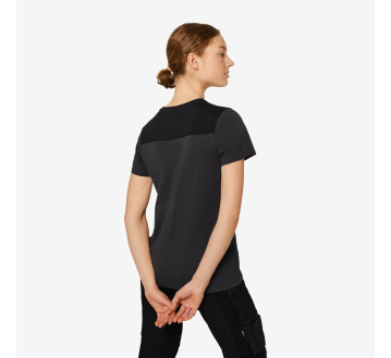 T-SHIRT FHB ANTHRACITE FEMME KIRA RESPIRANT OEKO-TEX
