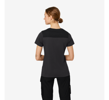 TEE-SHIRT FEMME  ANTHRACITE FEMME KIRA RESPIRANT OEKO-TEX - FHB
