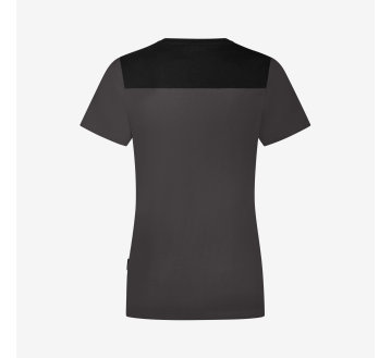 T-SHIRT ANTHRACITE FEMME KIRA RESPIRANT OEKO-TEX - FHB