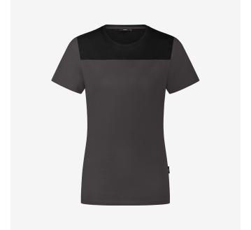 TEE-SHIRT DE TRAVAIL ANTHRACITE FEMME KIRA RESPIRANT OEKO-TEX - FHB