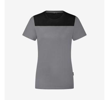 TEE-SHIRT DE TRAVAIL Gris FEMME KIRA RESPIRANT OEKO-TEX - FHB