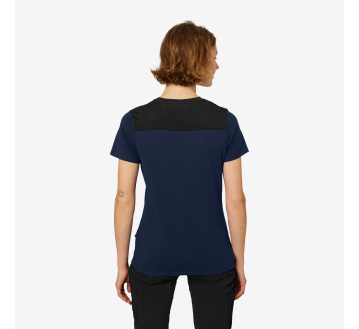 T-SHIRT FHB MARINE FEMME KIRA RESPIRANT OEKO-TEX
