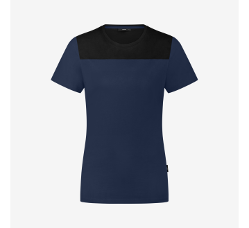 TEE-SHIRT DE TRAVAIL MARINE FEMME KIRA RESPIRANT OEKO-TEX - FHB