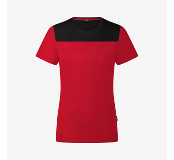 TEE-SHIRT DE TRAVAIL Rouge FEMME KIRA RESPIRANT OEKO-TEX - FHB