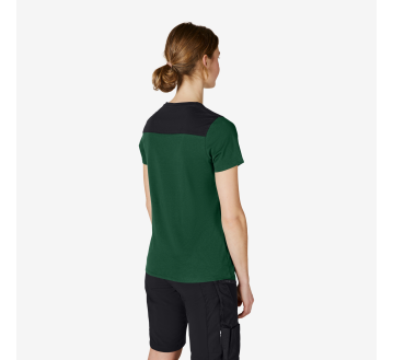 T-SHIRT FHB vert FEMME KIRA RESPIRANT OEKO-TEX