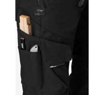 Pantalon avec poches genouillères noir SEBASTIAN - FHB