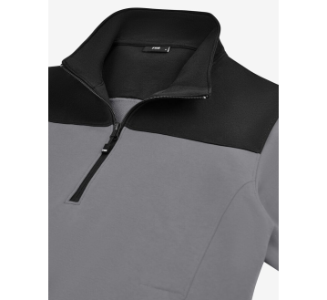 Sweat col montant GRIS ROB ECO RESPONSABLE - FHB
