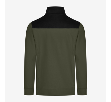 SWEAT PRO BICOLORE ROB ECO RESPONSABLE OLIVE - FHB