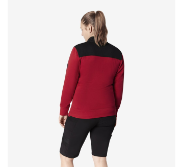 SWEAT-SHIRT ROUGE ROB ECO RESPONSABLE - FHB