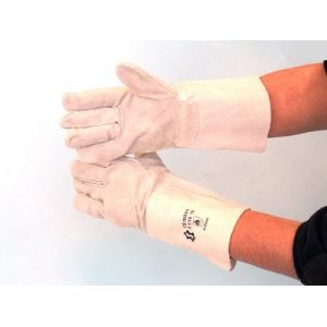 Gants soudeur TOUT CROUTE Manchette 15 cm 2