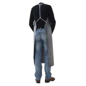 TABLIER HYPALON NOIR AVEC HARNAIS - 90X115cm 2