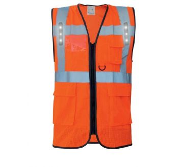 GILET SAFARI LED ORANGE  - T2S