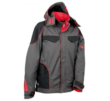 Veste Softshell Cofra - TECKA gris et orange