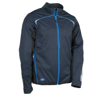 Veste de travail softshell Cofra - GALPONES navy et bleu