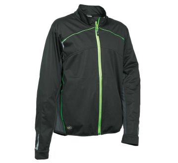 Veste de travail softshell Cofra - GALPONES noir et vert