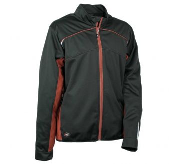 Veste de travail softshell Cofra - GALPONES noir et rouge