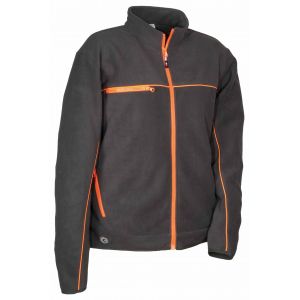 Veste en tissu polaire Cofra - ASYMA marron et orange