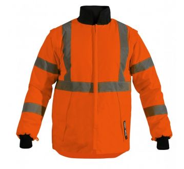 Gilet haute visibilité T2S - 23ROCKET orange