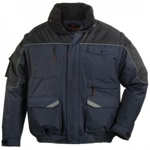 Blouson multipoches marine / noir Coverguard - ripstop 2 en 1