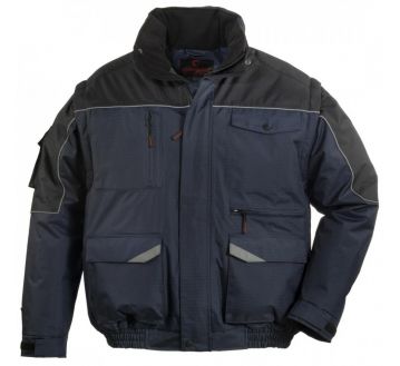 Blouson multipoches marine / noir Coverguard - ripstop 2 en 1