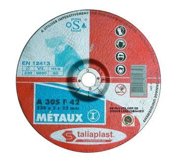 LOT 25 DISQUES ABRASIF POUR METAUX 125MM