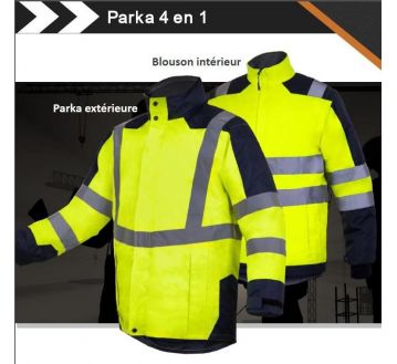 Parka haute visibilité - Veste et gilet - T2S 23KITA