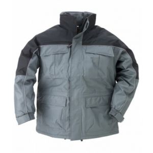 PARKA RIPSTOP GRIS/NOIR