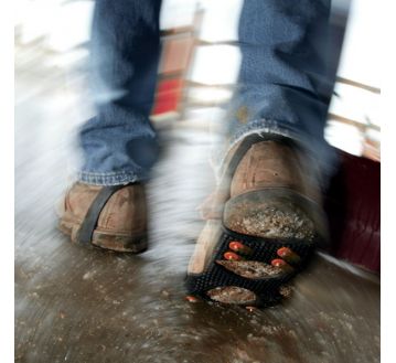 Surchaussures antidérapante verglas avec crampons
