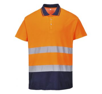 POLO HAUTE VISIBILITE COTON BICOLORE S174 - PORTWEST