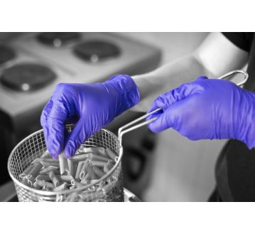 BOITE 200 GANTS NITRILE VIOLET NON POUDRES - POLYCO