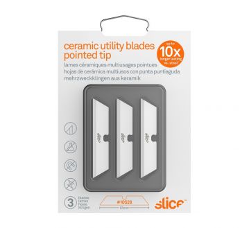 LOT 3 LAMES CERAMIQUES BOUT POINTU 10528 - SLICE